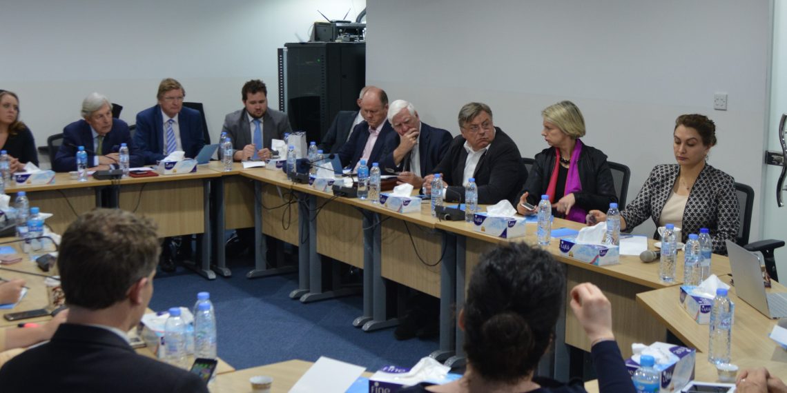 Al Mesbar Meets a Delegation from the European Parliament